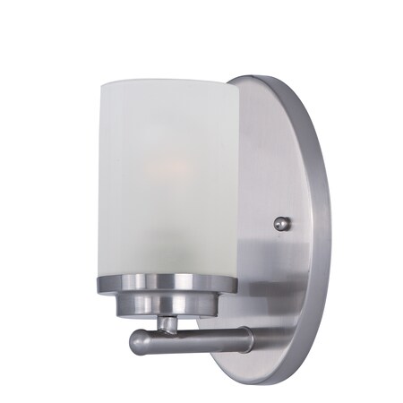 Maxim Lighting Corona 1-Light 4.5" Wide Satin Nickel Vanity Light 10211FTSN